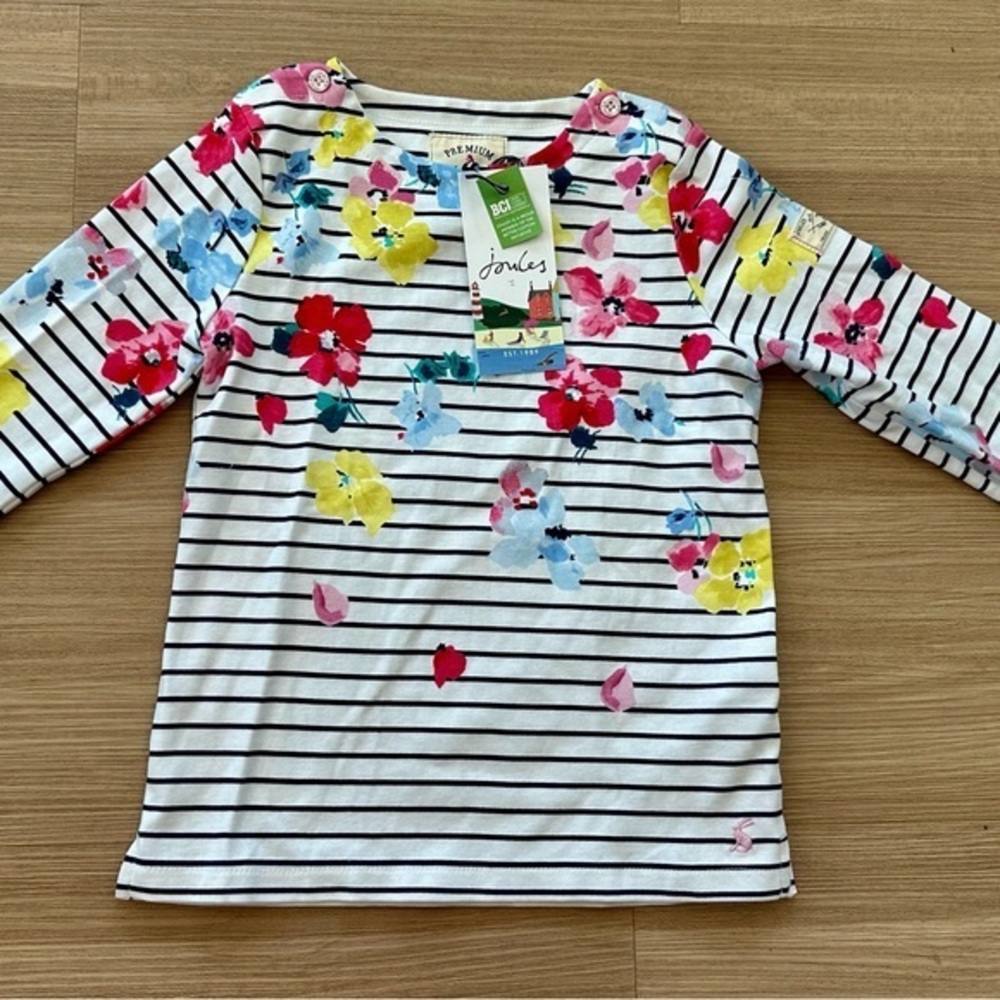 NWT Joules Harbour Long Sleeve Top in 6T